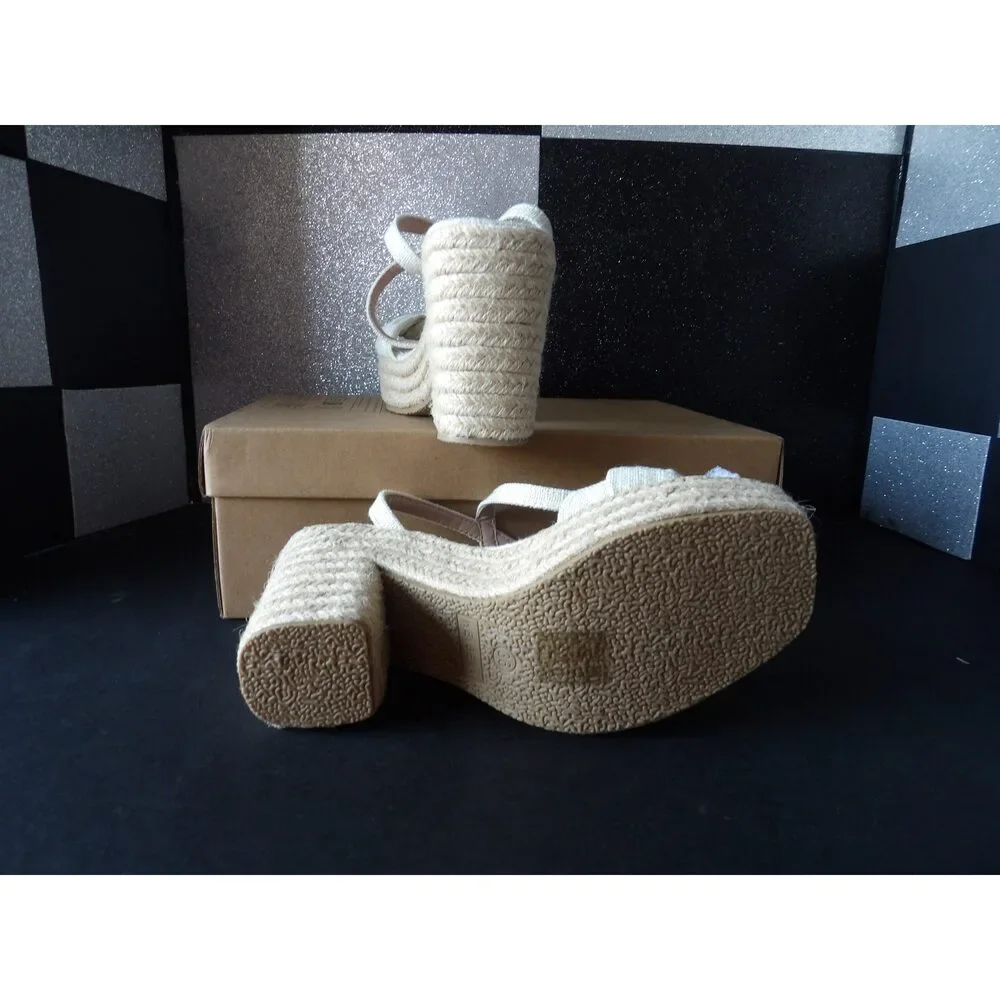 Weibena Platform Espadrille Block Heel Sandals – (Size US Women' 6)s